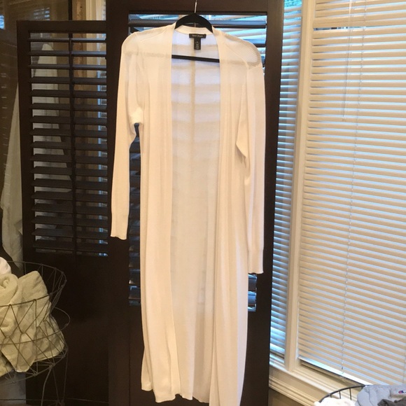 white house black market long cardigan